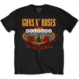 Guns N Roses - Welcome To The Jungle Lv Uni Bl S in the group MERCHANDISE / T-shirt / Heavy Metal at Bengans Skivbutik AB (5542272r)