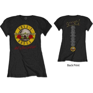 Guns N Roses - Not In This Lifetime Tour Lady Bl S in the group MERCHANDISE / T-shirt / Heavy Metal at Bengans Skivbutik AB (5542276r)