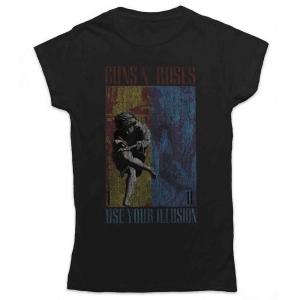 Guns N Roses - Use Your Illusion Lady Bl S in the group MERCHANDISE / T-shirt / Heavy Metal at Bengans Skivbutik AB (5542290r)
