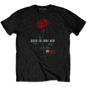 Guns N Roses - Used To Love Her Rose Uni Bl S in the group MERCHANDISE / T-shirt / Heavy Metal at Bengans Skivbutik AB (5542293r)