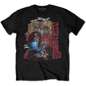 Guns N Roses - Stacked Skulls Uni Bl S in the group MERCHANDISE / T-shirt / Heavy Metal at Bengans Skivbutik AB (5542301r)
