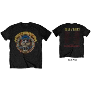 Guns N Roses - Skull Circle Uni Bl S in the group MERCHANDISE / T-shirt / Heavy Metal at Bengans Skivbutik AB (5542302r)