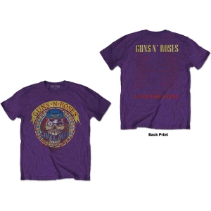 Guns N Roses - Skull Circle Uni Purp L in the group MERCHANDISE / T-shirt / Heavy Metal at Bengans Skivbutik AB (5542303r)