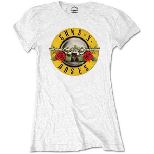 Guns N Roses - Packaged Classic Logo Lady Wht    S in the group MERCHANDISE / T-shirt / Hårdrock at Bengans Skivbutik AB (5542315r)