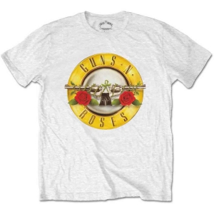 Guns N Roses - Packaged Classic Logo Uni Wht    S in the group MERCHANDISE / T-shirt / Hårdrock at Bengans Skivbutik AB (5542316r)