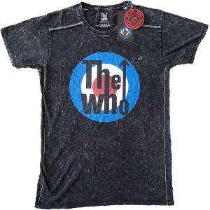 The Who - Target Logo Snow Wash Uni Bl  2Xl in the group MERCHANDISE / T-shirt / Pop-Rock at Bengans Skivbutik AB (5542370)