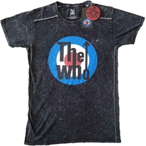 The Who - Target Logo Snow Wash Uni Bl 2Xl in the group MERCHANDISE / T-shirt / Pop-Rock at Bengans Skivbutik AB (5542370)