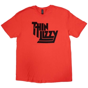 Thin Lizzy - Logo Uni Red T-Shirt in the group MERCHANDISE / T-shirt / Heavy Metal at Bengans Skivbutik AB (5542568r)