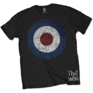 The Who - Target Distress Uni Bl    S in the group MERCHANDISE / T-shirt / Pop-Rock at Bengans Skivbutik AB (5542585r)