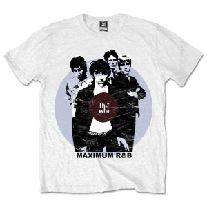 The Who - Maximum R&B Uni Wht S in the group MERCHANDISE / T-shirt / Pop-Rock at Bengans Skivbutik AB (5542594r)