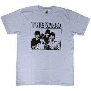 The Who - Band Photo Frame Uni Blue S in the group MERCHANDISE / T-shirt / Pop-Rock at Bengans Skivbutik AB (5542616r)