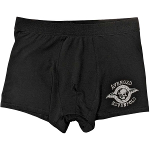 Avenged Sevenfold - Classic Deathbat Uni Bl Boxers: in the group MERCHANDISE / Merch / Hårdrock at Bengans Skivbutik AB (5542946r)