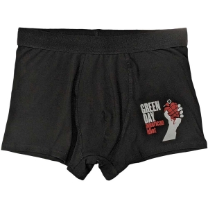 Green Day - American Idiot Uni Bl Boxers: in the group MERCHANDISE / Merch / Punk at Bengans Skivbutik AB (5542950r)