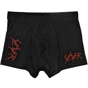 Slayer - Scratchy Logo Uni Bl Boxers: in the group MERCHANDISE / Merch / Hårdrock at Bengans Skivbutik AB (5542965r)