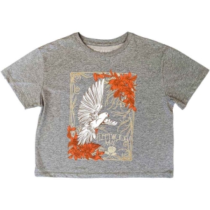 Fleetwood Mac - Dove Lady Grey Crop Top: in the group MERCHANDISE / T-shirt / Pop-Rock at Bengans Skivbutik AB (5543156r)