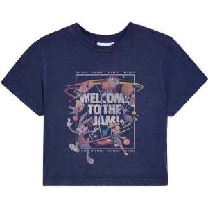 Space Jam 2 - Welcome To The Jam Lady Navy Crop Top: in the group OTHER / Merchandise at Bengans Skivbutik AB (5543182r)