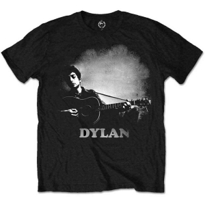 Bob Dylan - Guitar & Logo Uni Bl in the group MERCHANDISE / T-shirt / Pop-Rock at Bengans Skivbutik AB (5543206)