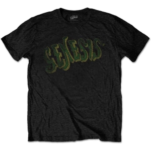 Genesis - Vintage Logo - Green Uni Bl 2Xl in the group MERCHANDISE / T-shirt / Pop-Rock at Bengans Skivbutik AB (5543334)