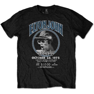 Elton John - Live In Concert Uni Bl Eco in the group MERCHANDISE / T-shirt / Pop-Rock at Bengans Skivbutik AB (5543563)