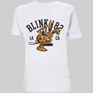 Blink-182 - College Mascot Uni Wht in the group MERCHANDISE / T-shirt / Pop-Rock at Bengans Skivbutik AB (5543884r)