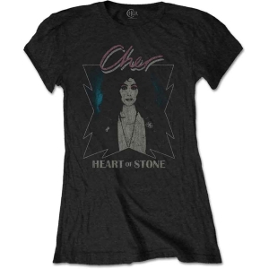 Cher - Heart Of Stone Lady Bl in the group MERCHANDISE / T-shirt / Pop-Rock at Bengans Skivbutik AB (5543893r)