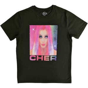 Cher - Pink Hair Uni Green in the group MERCHANDISE / T-shirt / Pop-Rock at Bengans Skivbutik AB (5543896r)