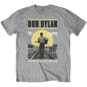 Bob Dylan - Slow Train Uni Grey in the group MERCHANDISE / T-shirt / Pop-Rock at Bengans Skivbutik AB (5543902r)