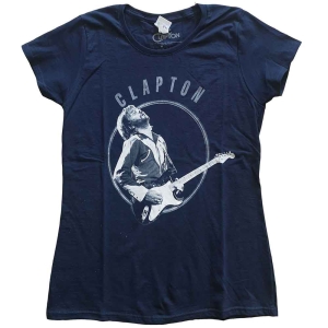 Eric Clapton - Vintage Photo Lady Navy in the group MERCHANDISE / T-shirt / Pop-Rock at Bengans Skivbutik AB (5543925r)