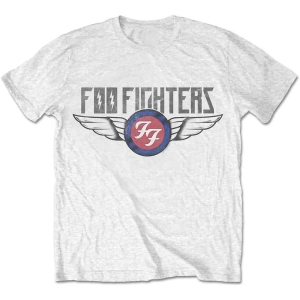 Foo Fighters - Flash Wings Uni Wht in the group MERCHANDISE / T-shirt / Pop-Rock at Bengans Skivbutik AB (5543928r)
