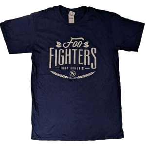 Foo Fighters - 100% Organic Uni Navy in the group MERCHANDISE / T-shirt / Pop-Rock at Bengans Skivbutik AB (5543936r)