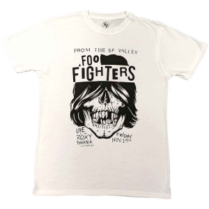 Foo Fighters - Roxy Flyer Uni Wht in the group MERCHANDISE / T-shirt / Pop-Rock at Bengans Skivbutik AB (5543962r)