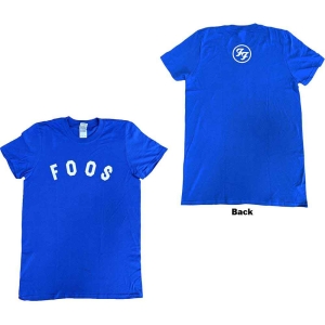 Foo Fighters - Foos Logo Uni Blue in the group MERCHANDISE / T-shirt / Pop-Rock at Bengans Skivbutik AB (5543977r)