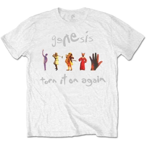 Genesis - Turn It On Again Uni Wht S in the group MERCHANDISE / T-shirt / Pop-Rock at Bengans Skivbutik AB (5543992r)