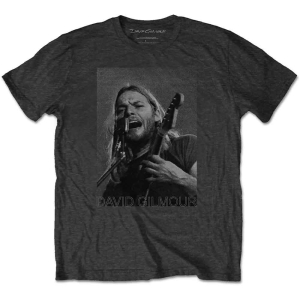 David Gilmour - On Mic Halftone Uni Char in the group MERCHANDISE / T-shirt / Pop-Rock at Bengans Skivbutik AB (5544006r)