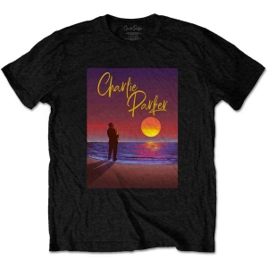 Charlie Parker - Purple Sunset Uni Bl in the group MERCHANDISE / T-shirt / Jazz at Bengans Skivbutik AB (5544010r)