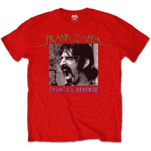 Frank Zappa - Chunga's Revenge Uni Red in the group MERCHANDISE / T-shirt / Pop-Rock at Bengans Skivbutik AB (5544016r)