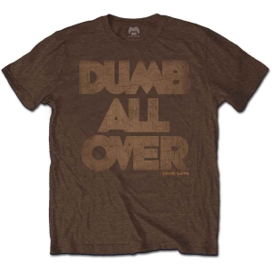 Frank Zappa - Dumb All Over Uni Brown in the group MERCHANDISE / T-shirt / Pop-Rock at Bengans Skivbutik AB (5544025r)