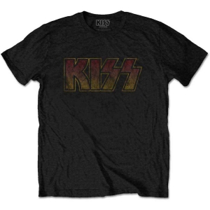 Kiss - Vtge Classic Logo Uni Bl in the group MERCHANDISE / T-shirt / Hårdrock at Bengans Skivbutik AB (5544146)