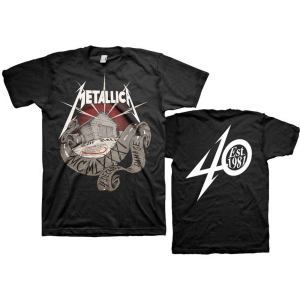 Metallica - 40Th Anniversary Garage Uni Bl in the group MERCHANDISE / T-shirt / Hårdrock at Bengans Skivbutik AB (5544316)