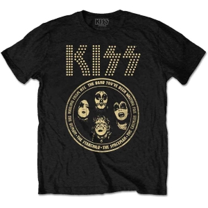 Kiss - Band Circle Uni Bl in the group MERCHANDISE / T-shirt / Hårdrock at Bengans Skivbutik AB (5544559)