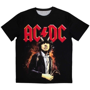 Ac/Dc - Angus Highway To Hell Uni Bl in the group MERCHANDISE / T-shirt / Heavy Metal at Bengans Skivbutik AB (5544790r)
