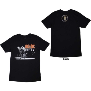 Ac/Dc - On Stage Fifty Uni Bl in the group MERCHANDISE / T-shirt / Heavy Metal at Bengans Skivbutik AB (5544791r)