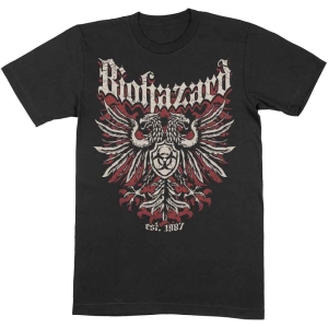 Biohazard - Biohazard Crest Uni Bl  in the group MERCHANDISE / T-shirt / Hårdrock at Bengans Skivbutik AB (5544794r)