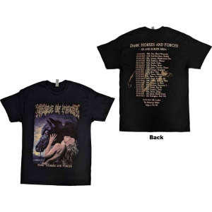 Cradle Of Filth - Dark Horses Uni Bl in the group MERCHANDISE / T-shirt / Heavy Metal at Bengans Skivbutik AB (5544803r)