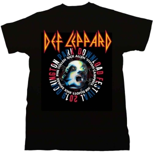 Def Leppard - Download Fest 2019 Uni Bl in the group MERCHANDISE / T-shirt / Heavy Metal at Bengans Skivbutik AB (5544811r)