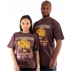 Def Leppard - Hysteria World Tour Uni Brown  in the group MERCHANDISE / T-shirt / Hårdrock at Bengans Skivbutik AB (5544814r)