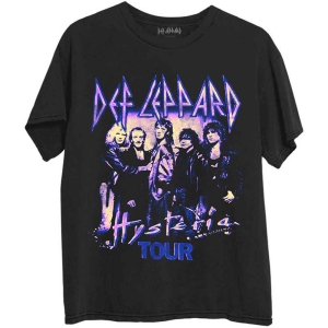 Def Leppard - Hysteria Tour Uni Bl in the group MERCHANDISE / T-shirt / Heavy Metal at Bengans Skivbutik AB (5544816r)