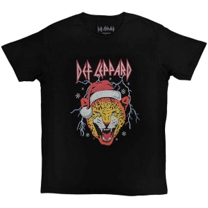 Def Leppard - Holiday Leppard Uni Bl in the group MERCHANDISE / T-shirt / Heavy Metal at Bengans Skivbutik AB (5544818r)