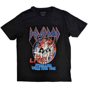 Def Leppard - Pyro World Tour Uni Bl in the group MERCHANDISE / T-shirt / Heavy Metal at Bengans Skivbutik AB (5544821r)