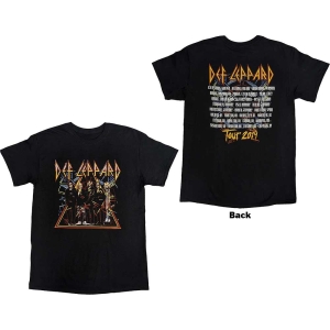 Def Leppard - Band Photo Tour 2019 Bl  in the group MERCHANDISE / T-shirt / Hårdrock at Bengans Skivbutik AB (5544827r)